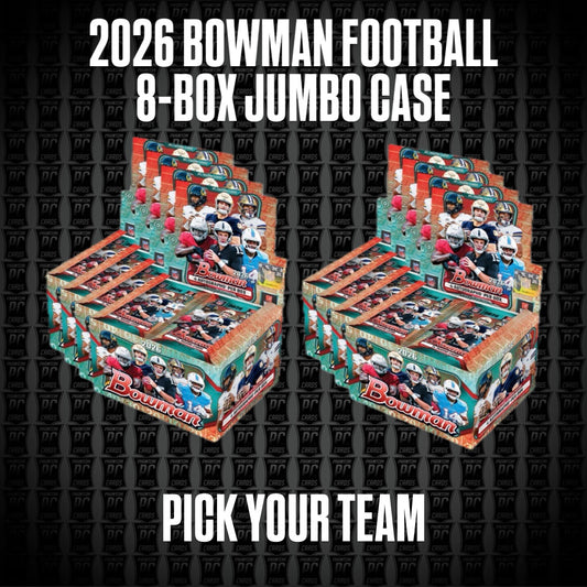 8-Box CASE 2026 Bowman JUMBO Football Break - Pick Your Team (Sunday 10/4/26)