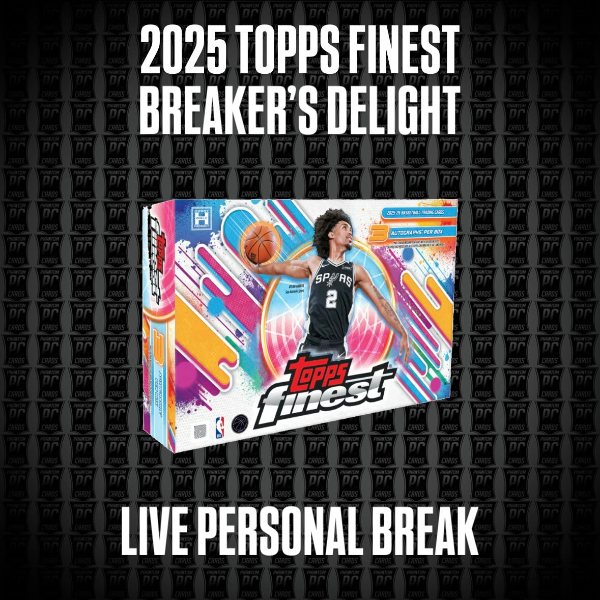 2025 Topps Finest Basketball Breaker's Delight Box
