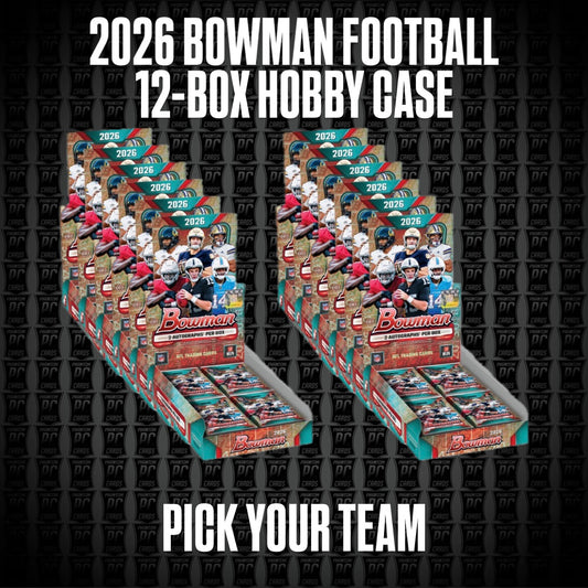12-Box CASE 2026 Bowman HOBBY Football Break - Pick Your Team (Sunday 10/4/26)